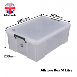 Allstore Plastic Storage Box Size 31 (54 Litre)